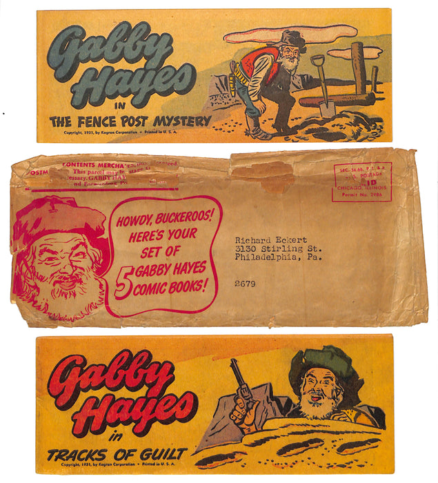 Gabby Hayes Promo Set - Quaker Oats