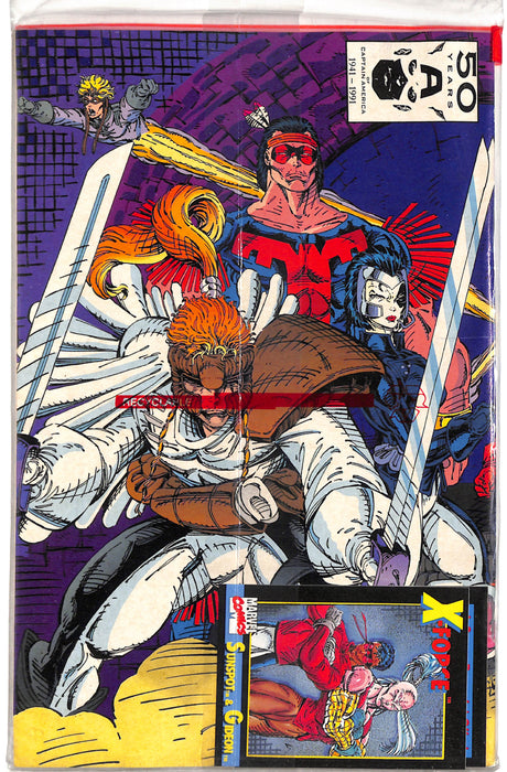 X-Force #1 - Sunspot & Gideon Trading Card