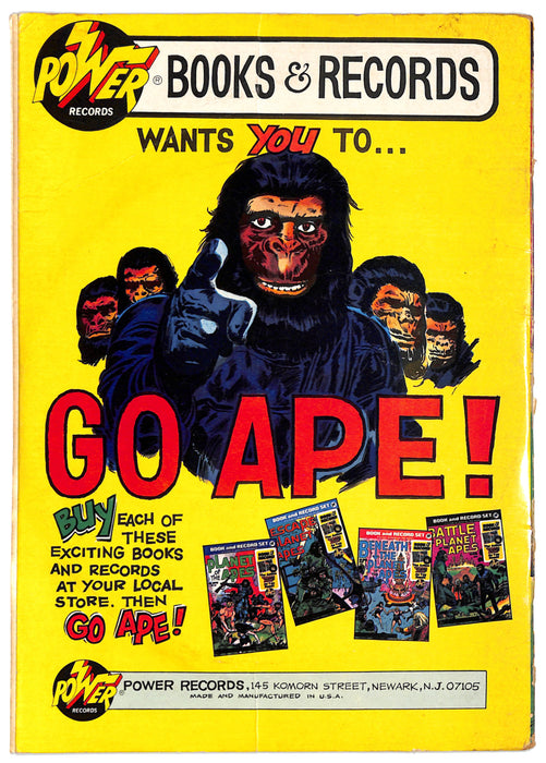 Battle For The Planet Of The Apes - Book And Record Set