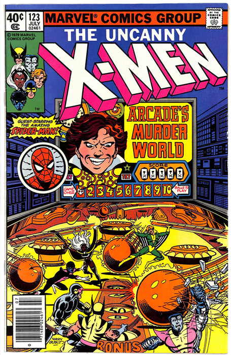 X-Men #123 Newsstand (6.5)