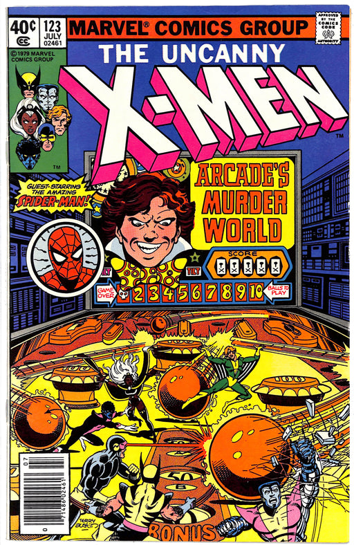 X-Men #123 Newsstand (6.5)