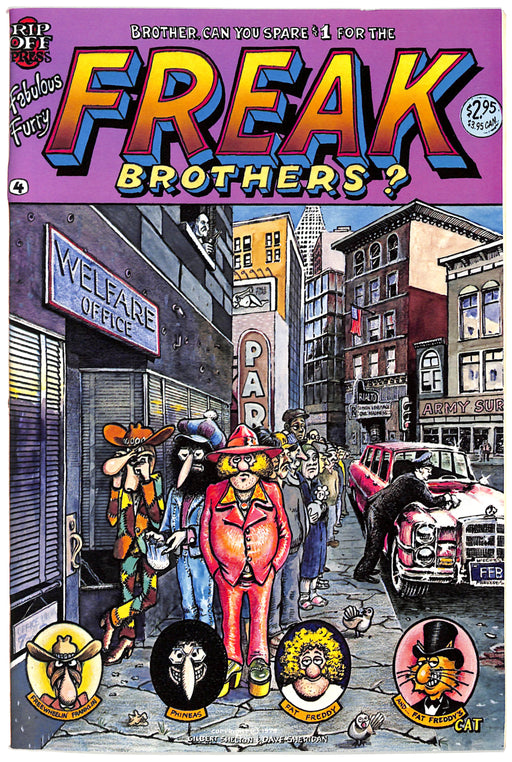 The Fabolous Furry Freak Brothers #4 (8.0)