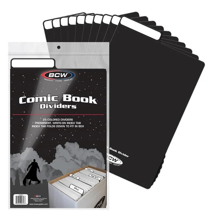 Comic Book Dividers - Black