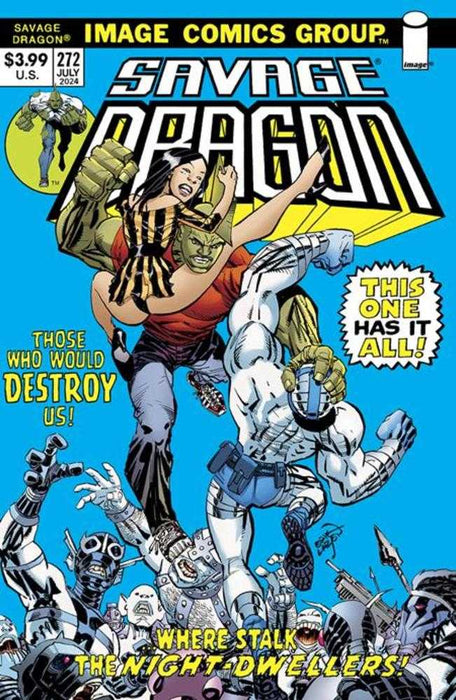 Savage Dragon #272 Cover B Erik Larsen 70s Trade Dress Variant (Mature)