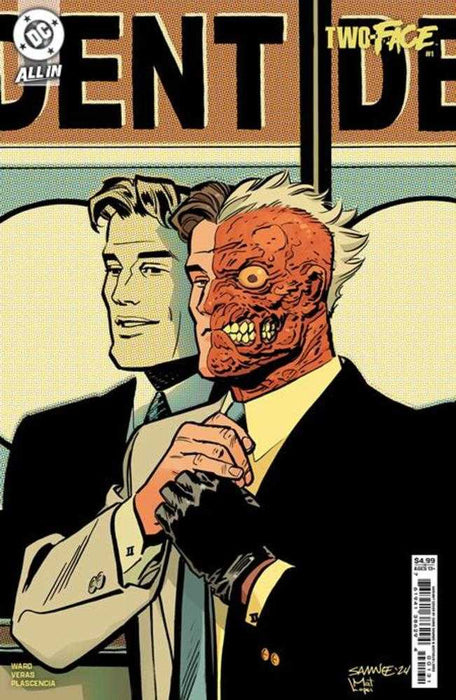 Two-Face #1 (Of 6) Cover C Chris Samnee Card Stock Variant