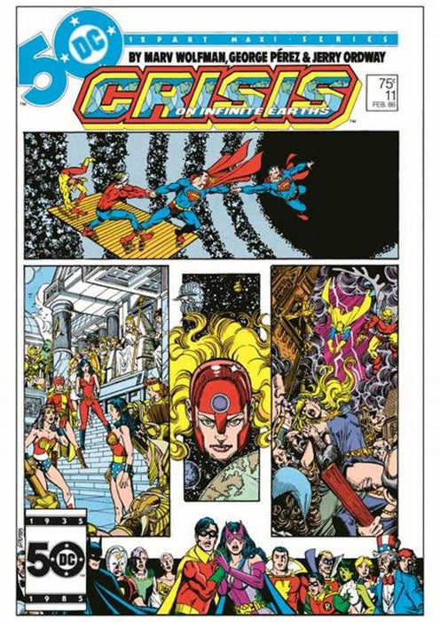 Crisis On Infinite Earths #11 Facsimile Edition Cover A George Perez