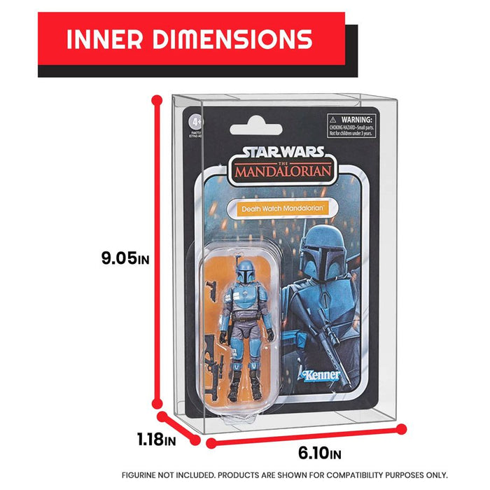 3.75" Carded Action Figure Protective Case (10)