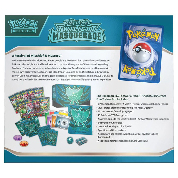 Pokémon TCG: Scarlet & Violet 6: Twilight Masquerade: Elite Trainer Box