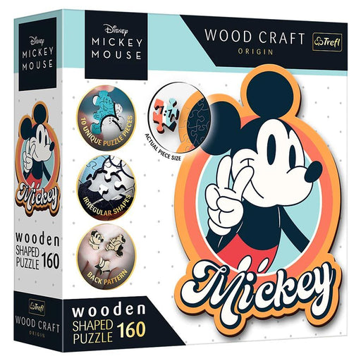 Puzzle: Disney Mickey Wooden Shape 160 Piece